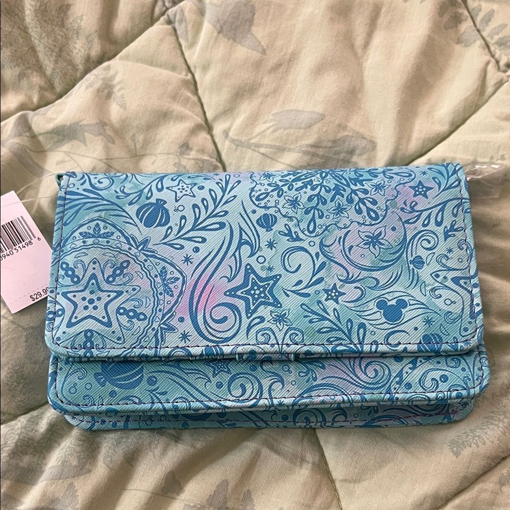 Disney Cruise Line Exclusive Little Mermaid Ariel Collection Wristlet Wallet Sea